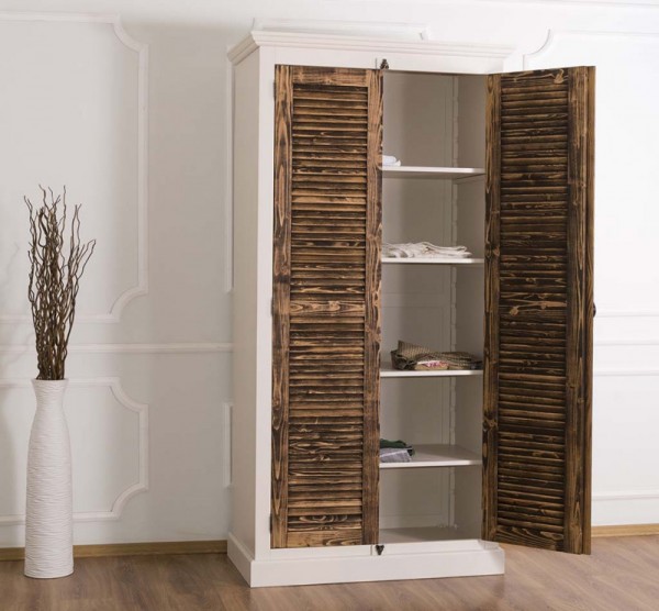Schrank 2T AS616 zweifarbig, Korpus P015A, Türen P064