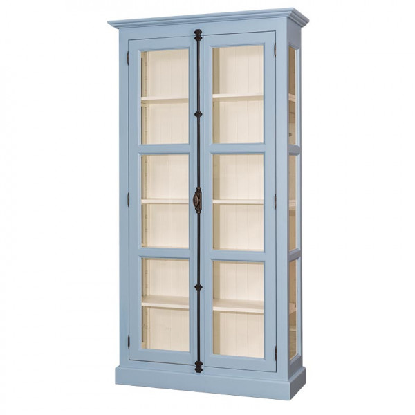 Vitrinenschrank 552 zweifarbig P053, innen P039