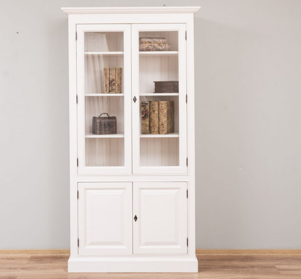 Vitrinenschrank Regalschrank PS149 Massivholz Landhaus