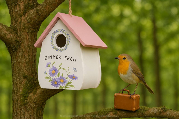 Vogelhaus ZIMMER FREI Vogelhäuschen Dekorationshäuschen