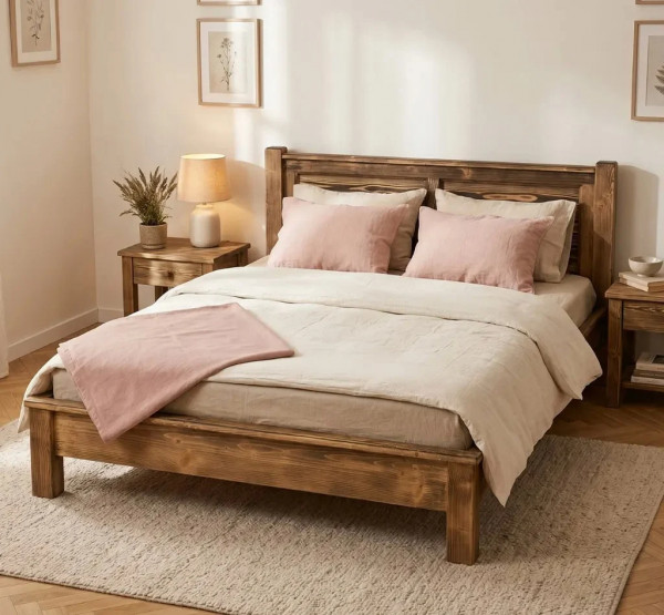 Bett PS613 Massivholz Landhaus 140x200cm