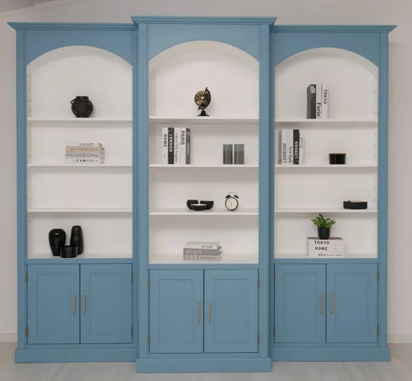 Modulare Bücherwand Bücherregal Regalschrank Regalsystem ARKADE