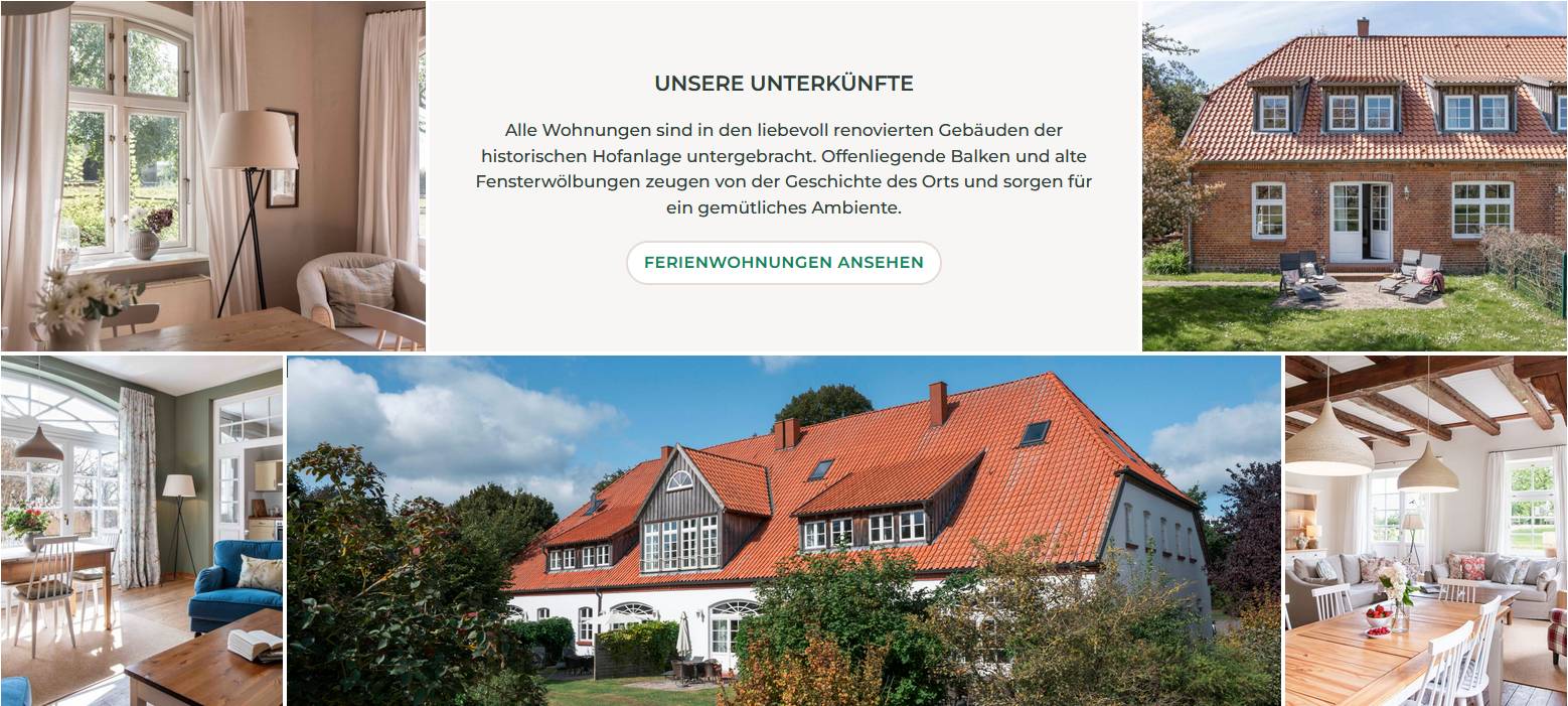 Hier stehen unsere Landhausmöbel - Gut Brook