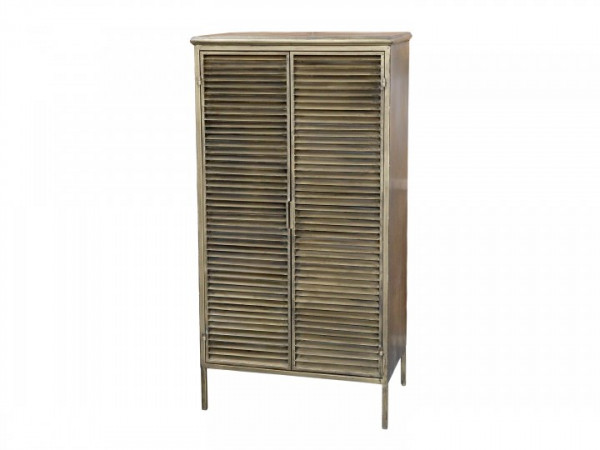 Schrank mit Lamellentüren ,Kommode