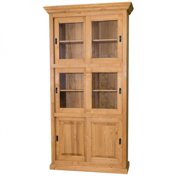 Vitrinenschrank PS185, gewachst P002