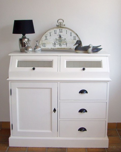 Küchenschrank Gastronomie Sideboard Landhaus Massivholz viktorianischer Stil von Antik mit Stil