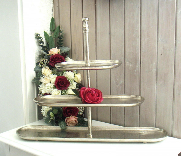 Etagere oval 56 cm Höhe