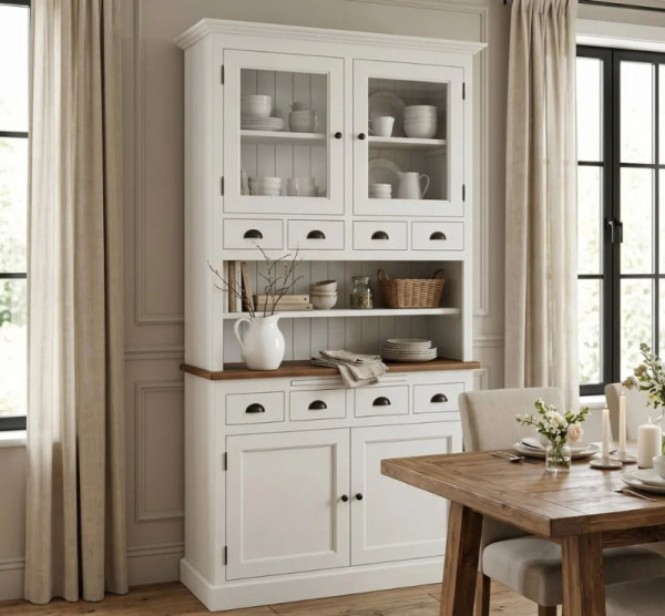Buffetschrank Massivholz 2-farbig Landhausstil Sondermodell BACKSTUBE