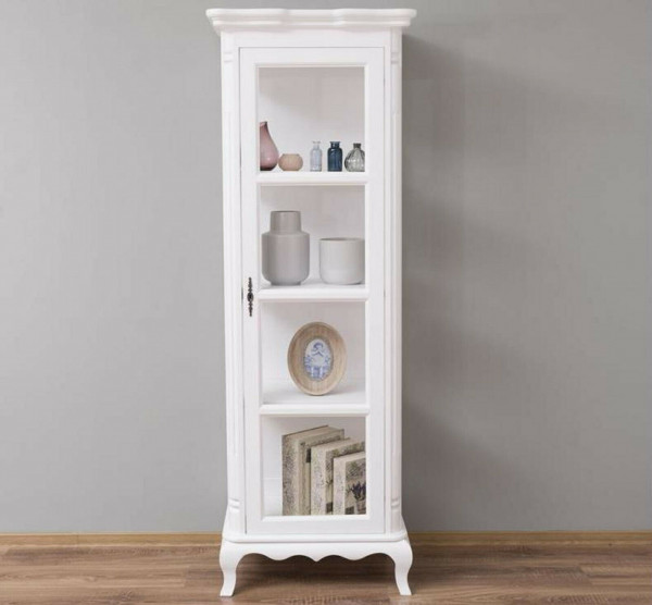 Schmaler Vitrinenschrank