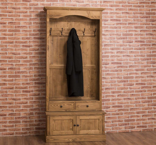 Wandgarderobe Garderobe PS536 Landhaus-Stil BASIC