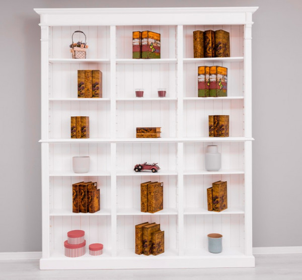 Regalschrank Bücherregal Landhaus Gründerzeitstil 180 cm viele Varianten