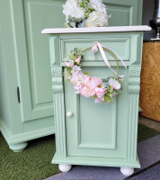 Nachttisch von pewe-design Pastellgrün-Weiß Nachttisch von pewe-design Pastellgrün-Weiß