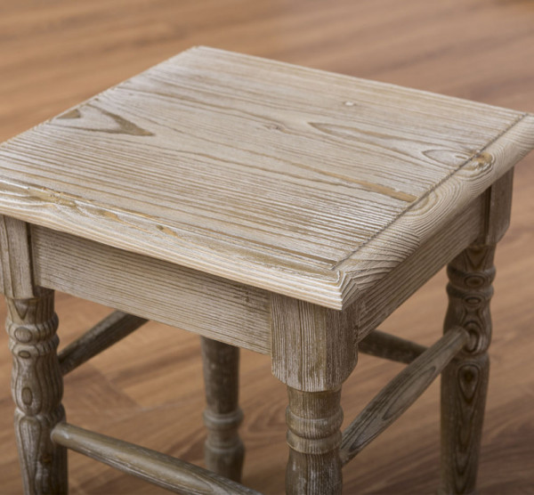 Hocker Landhaus PS679 aus 100% Massivholz