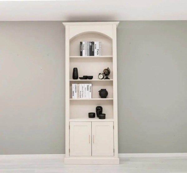 Bücherregal Bücherschrank ARKADE Einzelmodul PS804 aus Massivholz mit Rundbogen