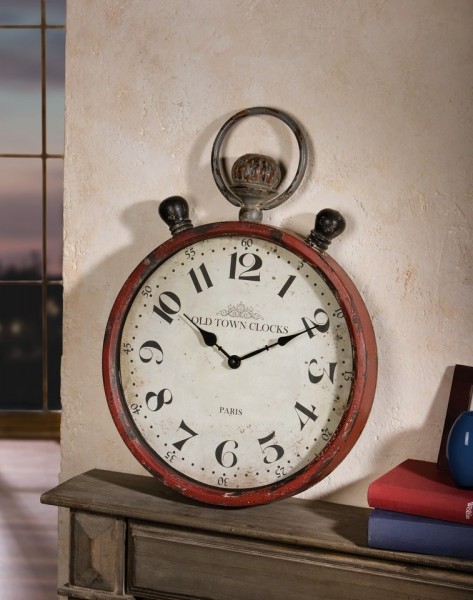Wanduhr OLD TOWN CLOCK Modell Paris, Typ Hand-Stoppuhr