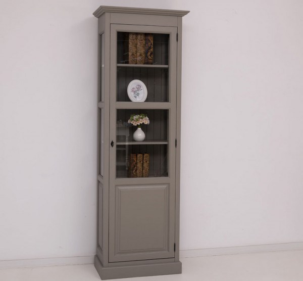 Vitrine Vitrinenschrank Bücherschrank PS163 Massivholz Landhaus