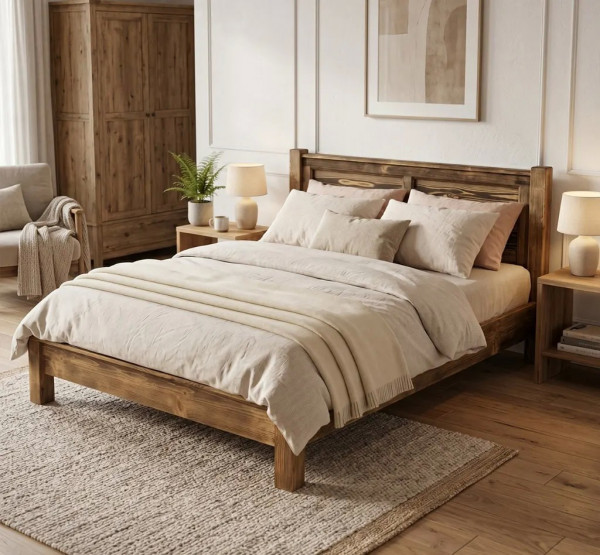 Bett PS613 Massivholz Landhaus 160x200cm