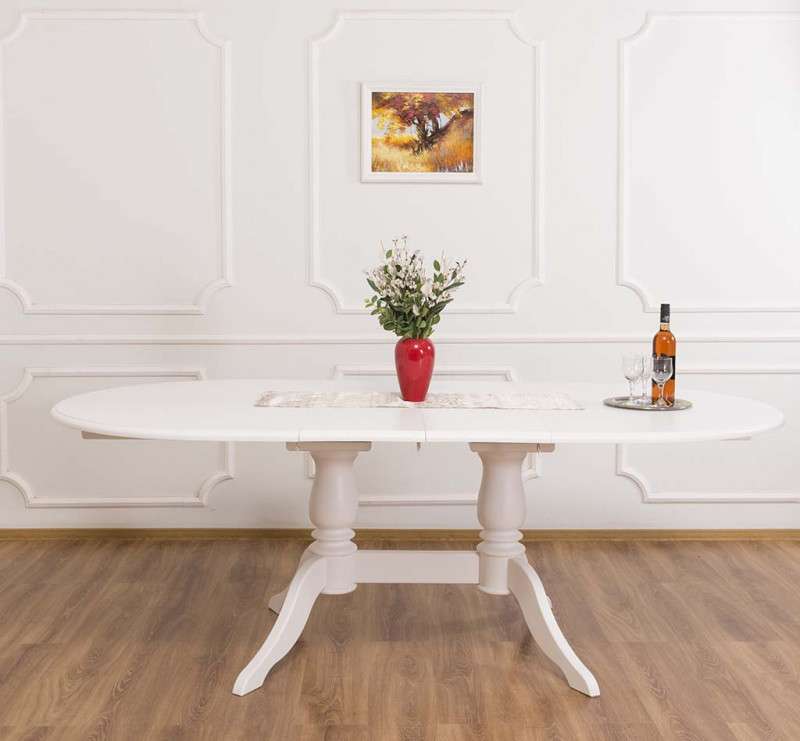 Esstisch ausziehbar, Design und Stil ITALIEN PS379, oval 160