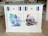 Kommode Unikat NORDSEE 120 cm Massivholz Kommode Unikat NORDSEE 120 cm Massivholz