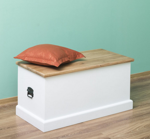 Truhe aufklappbar 90x45x45cm